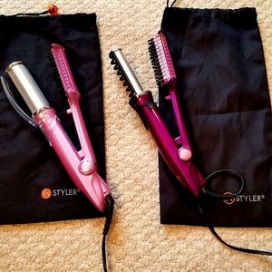 3/4" and 1 1/4" Instyler Rotating Hot Iron